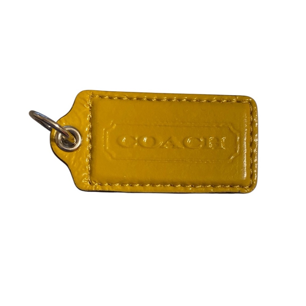 Coach Yellow Key Holder